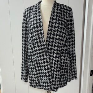 Torrid Houndstooth Patterned Blazer